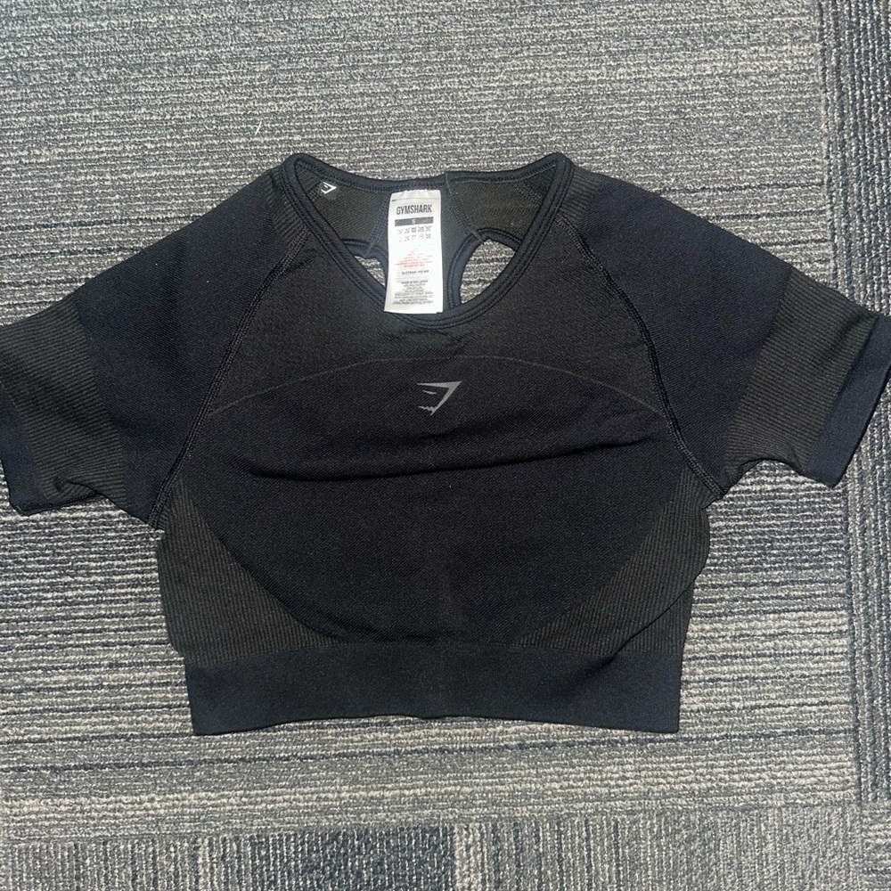 Gymshark Black Women's Ultra Seamless Crop Top